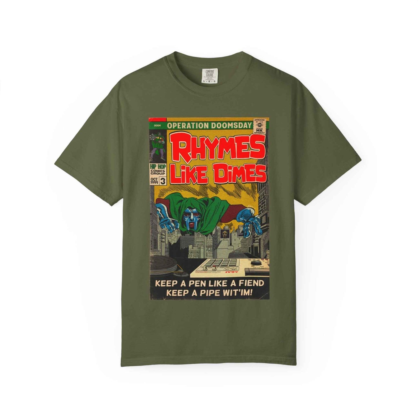 Rhymes Like Dimes - Unisex Comfort Colors T-shirt