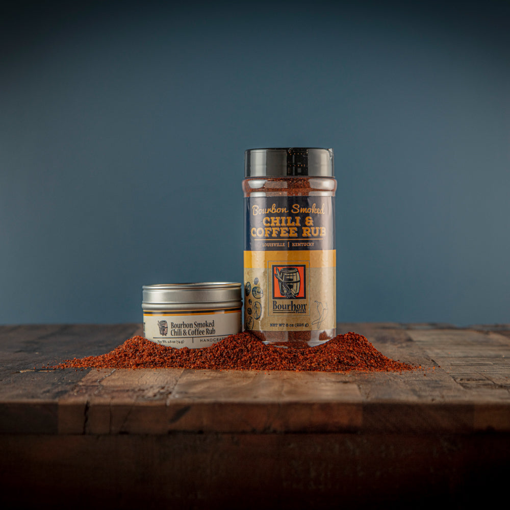 Sazonador de chile ahumado con bourbon y café