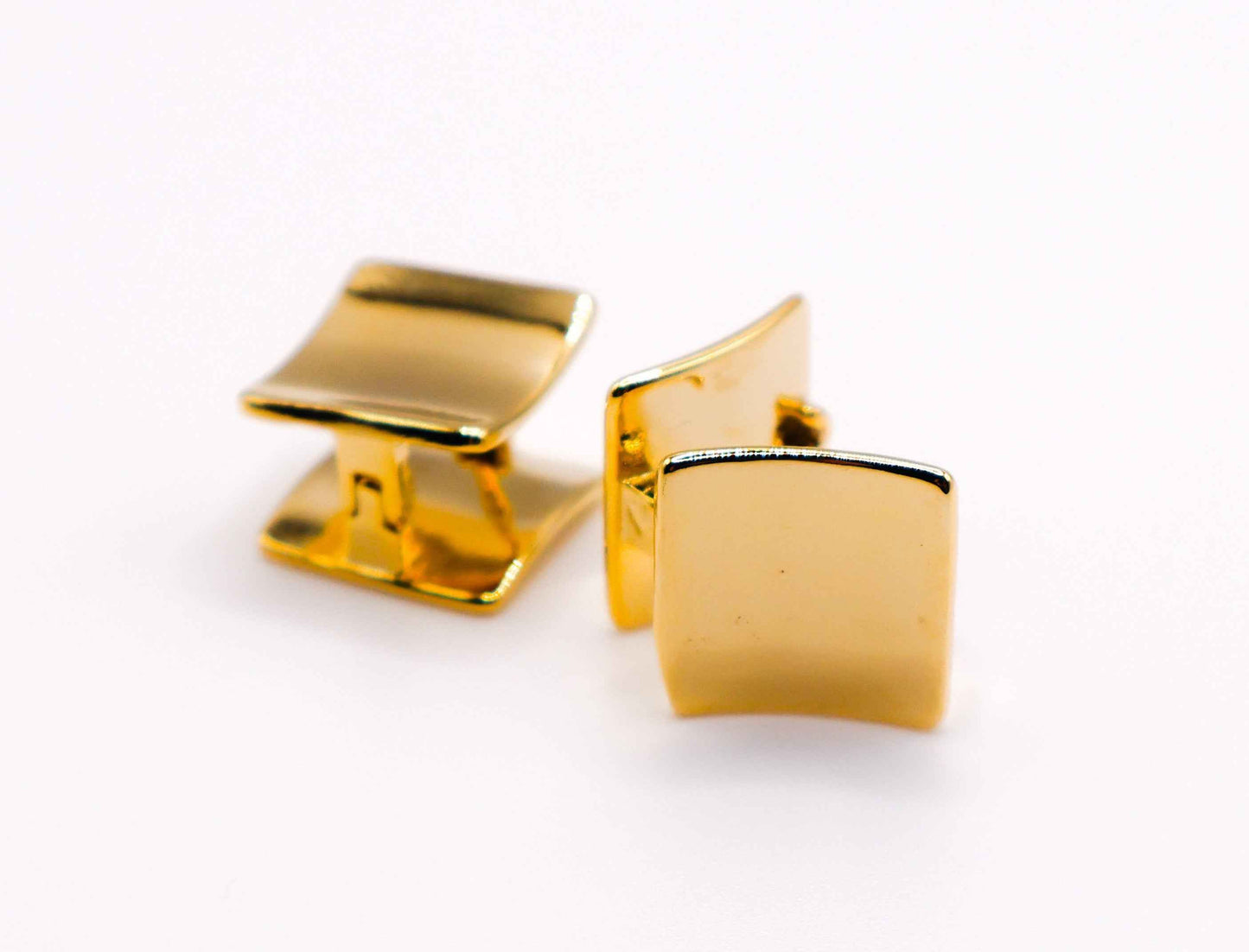 Golden Chic Dots Earrings – Minimalist Gold Studs