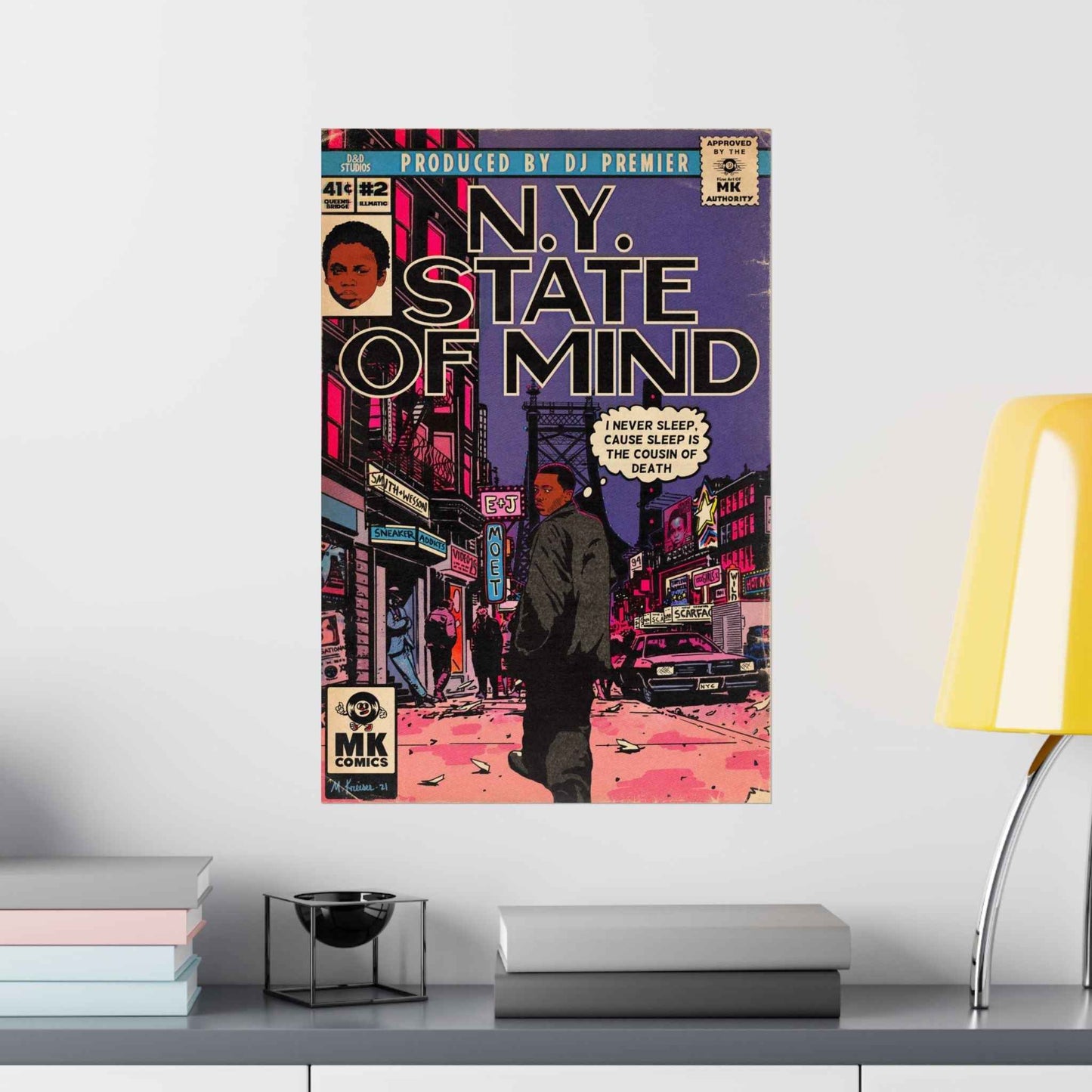 NY State Of Mind - Vertical Matte Poster