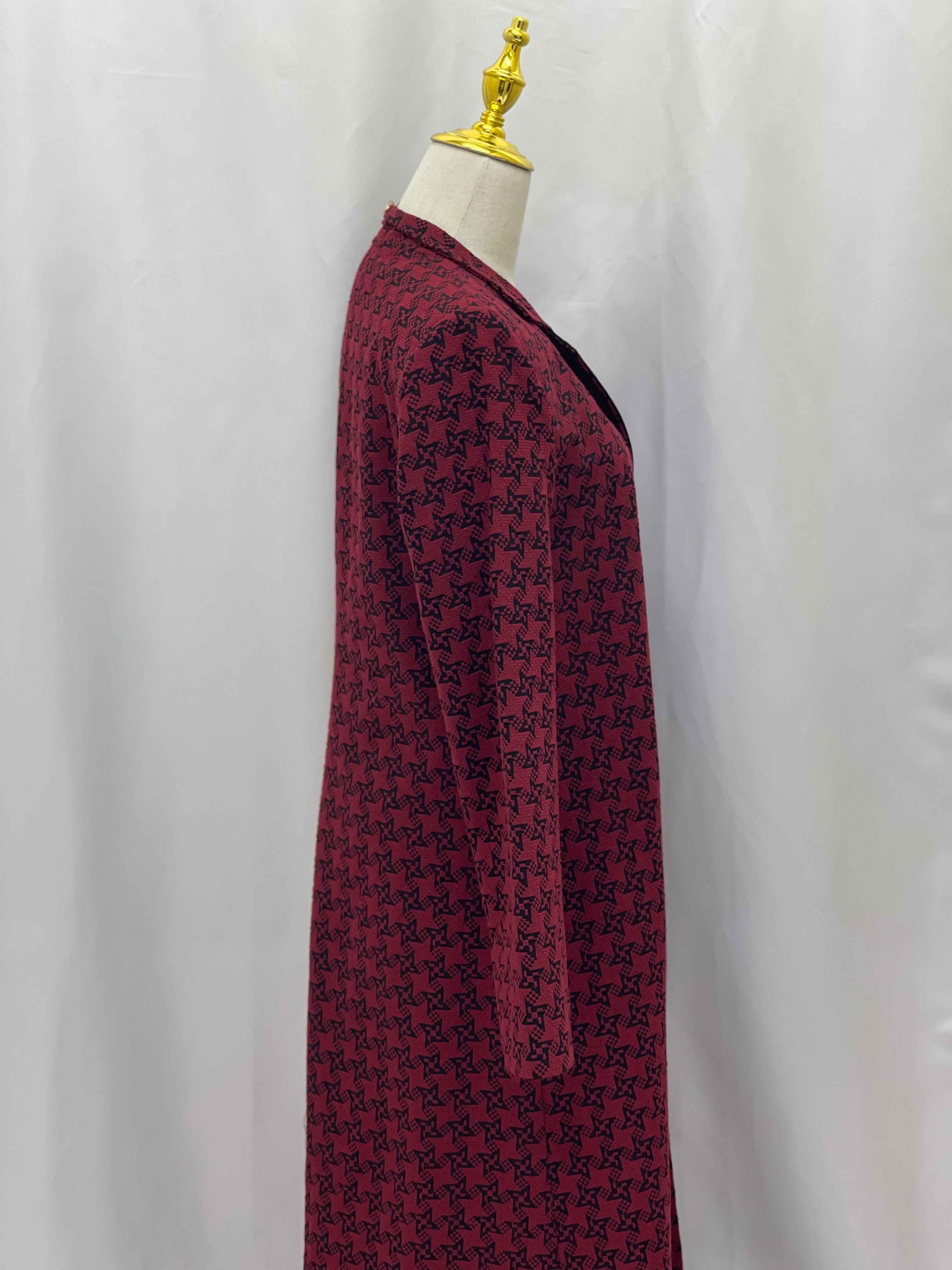 Embroidered Long Jacket for Women - Stylish and Versatile Outerwear