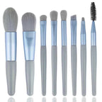 8Pcs Soft Bristle Makeup Brush Set