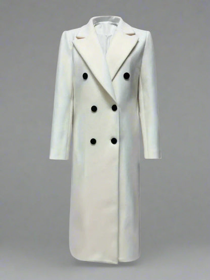 Women’s Solid Color Coat – Essential Autumn Winter Warm Outerwear