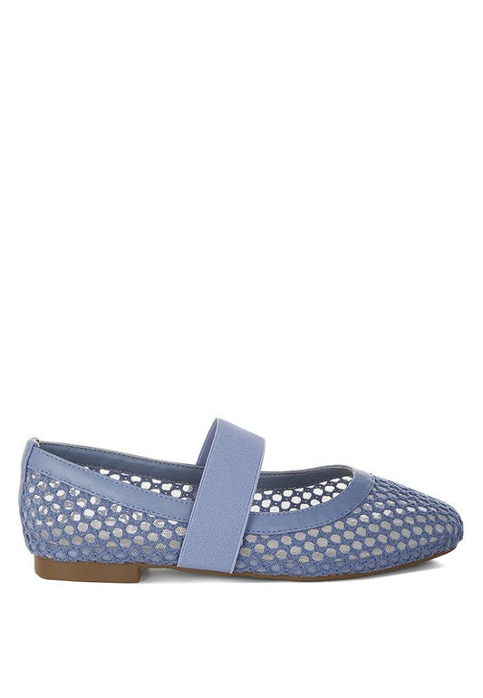 Nayela Mid-Foot Strap Ballerinas