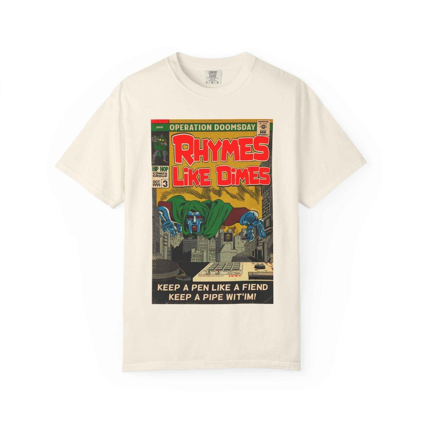 Rhymes Like Dimes - Unisex Comfort Colors T-shirt