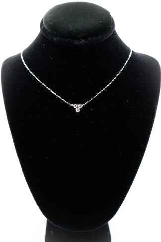 Trinity Faux Diamond Sparkle Necklace | Elegance Redefined