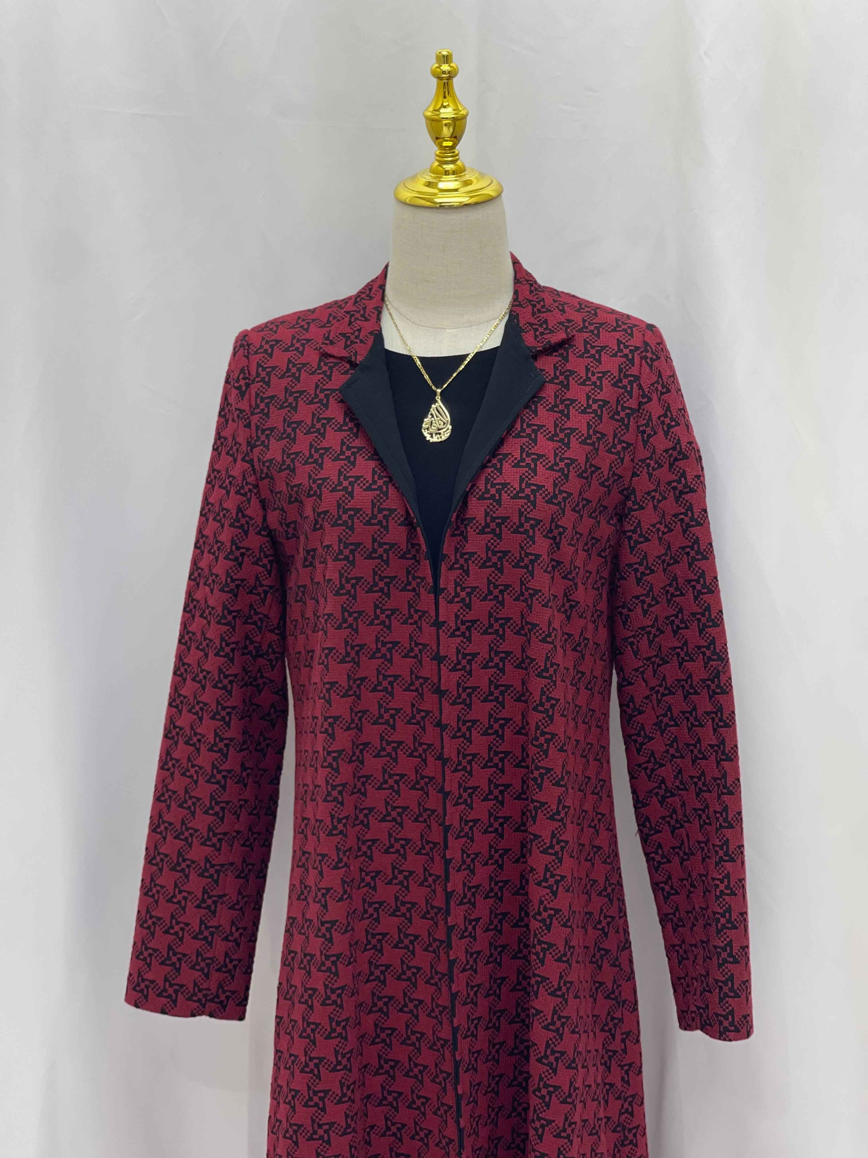 Embroidered Long Jacket for Women - Stylish and Versatile Outerwear