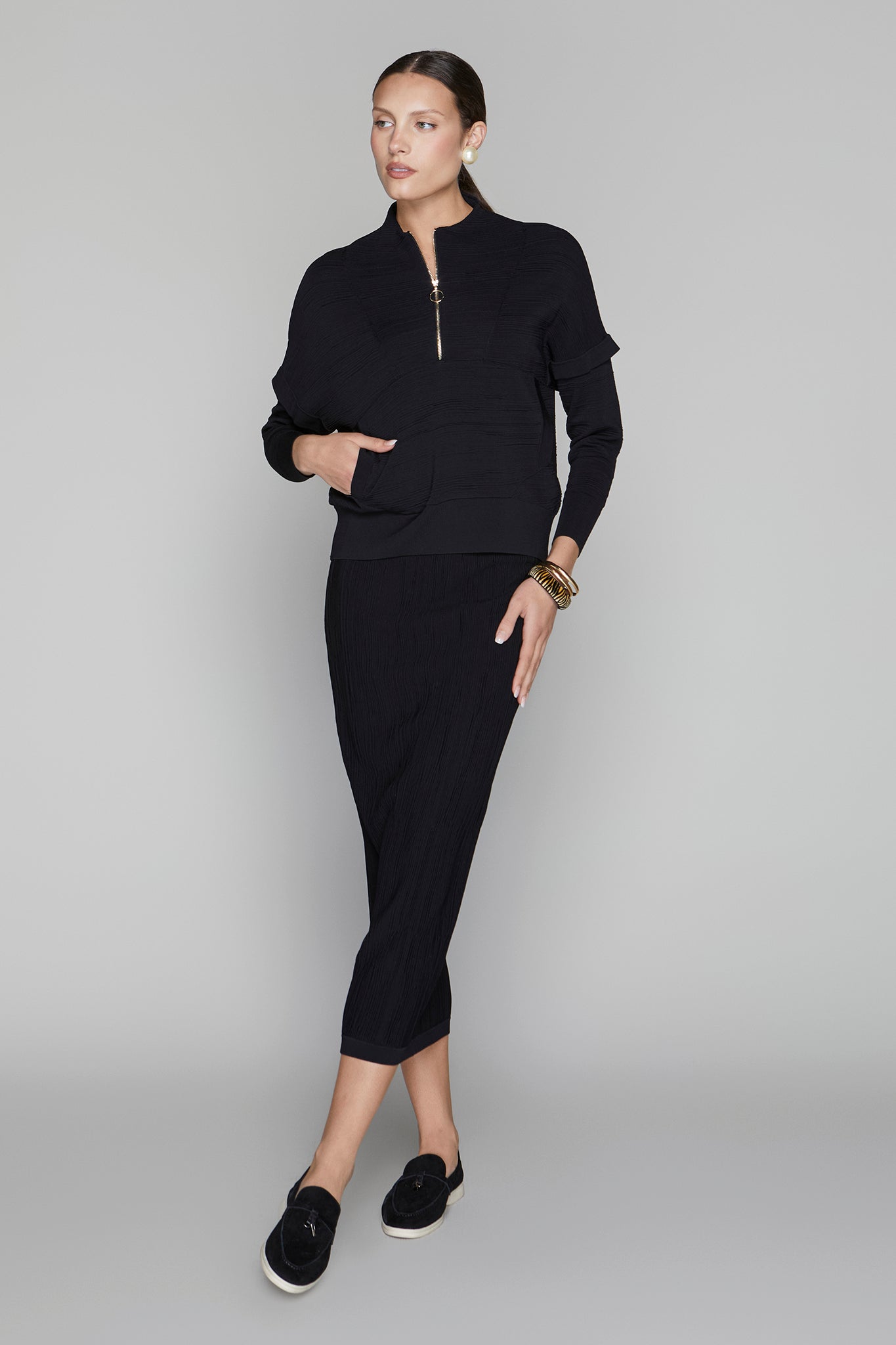 Canton Maxi Skirt in Black