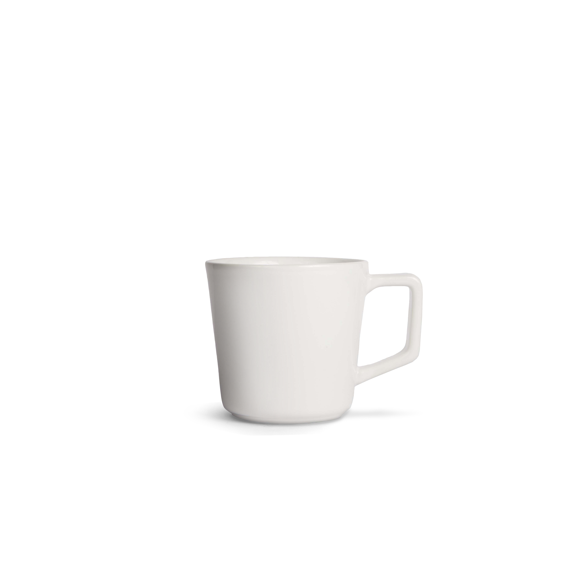 Tasse à café coudée de 12 oz - Blanche 