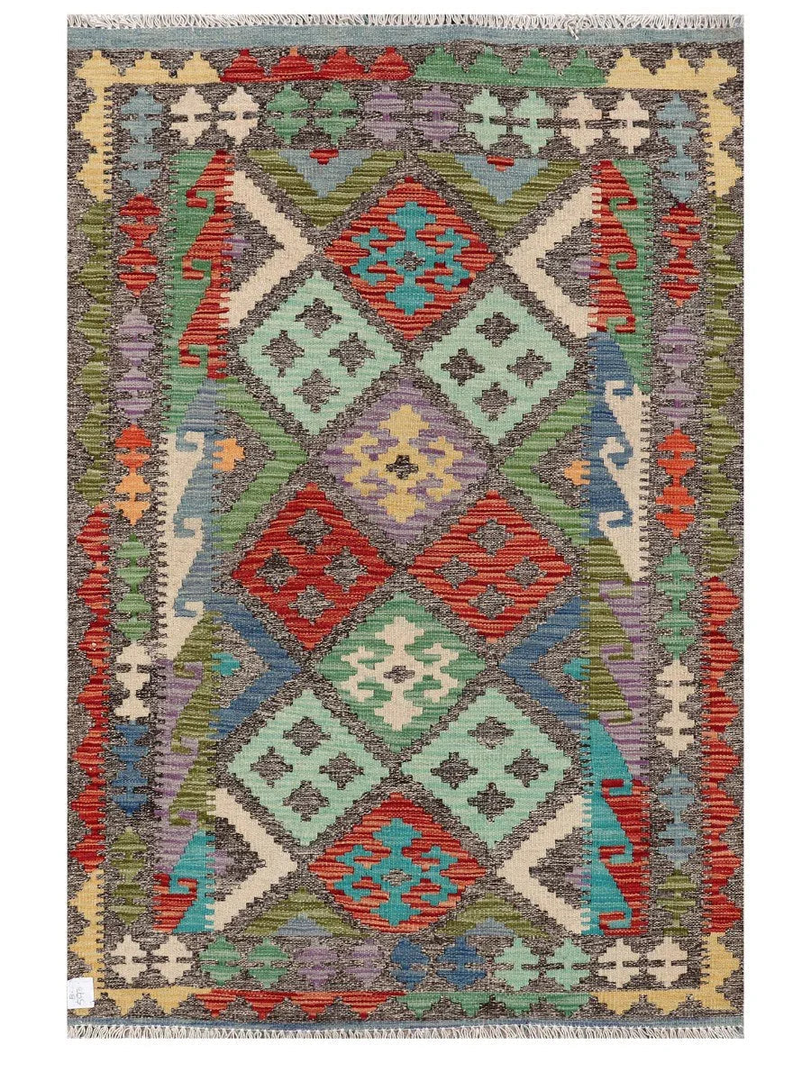 Maimana Afghanistan Kilim Rug - 156 x103 cm