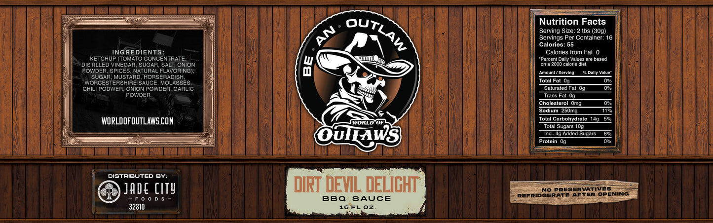 World Of Outlaws® BBQ Sauce 2-Pack