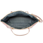 Caroline Vegan Leather Monogram Weekender Duffel Bag