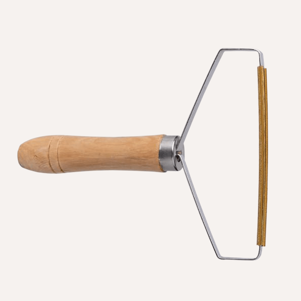 Éliminateur efficace de peluches et poils d'animaux en bois de hêtre - Écologique et réutilisable