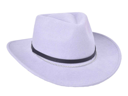 Outdoor Merino Wool for Woman Felt Hat Cattle Queen