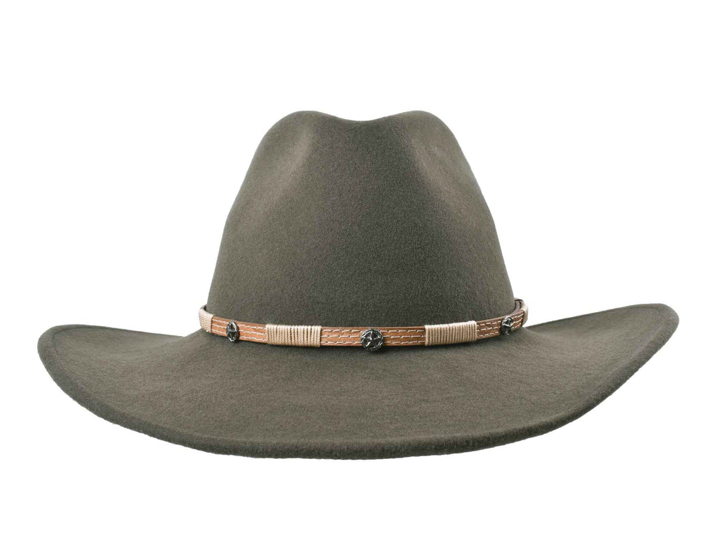 Outdoor Merino Wool Felt Hat Long Trail