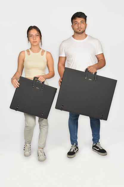 Leather Binder Leather Portfolio Gifts For Painters - Portfolio Binder- Art Supplies Organizer