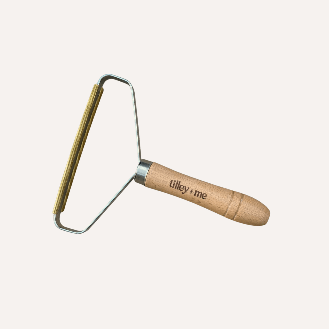 Éliminateur efficace de peluches et poils d'animaux en bois de hêtre - Écologique et réutilisable