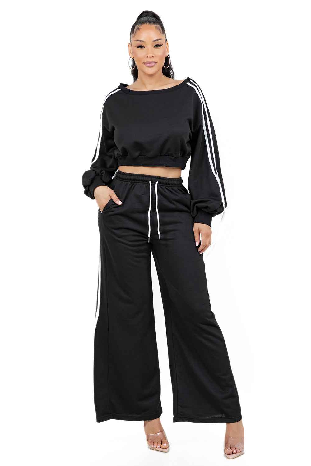 ENSEMBLE SWEAT-SHIRT ET PANTALON MODE FEMME