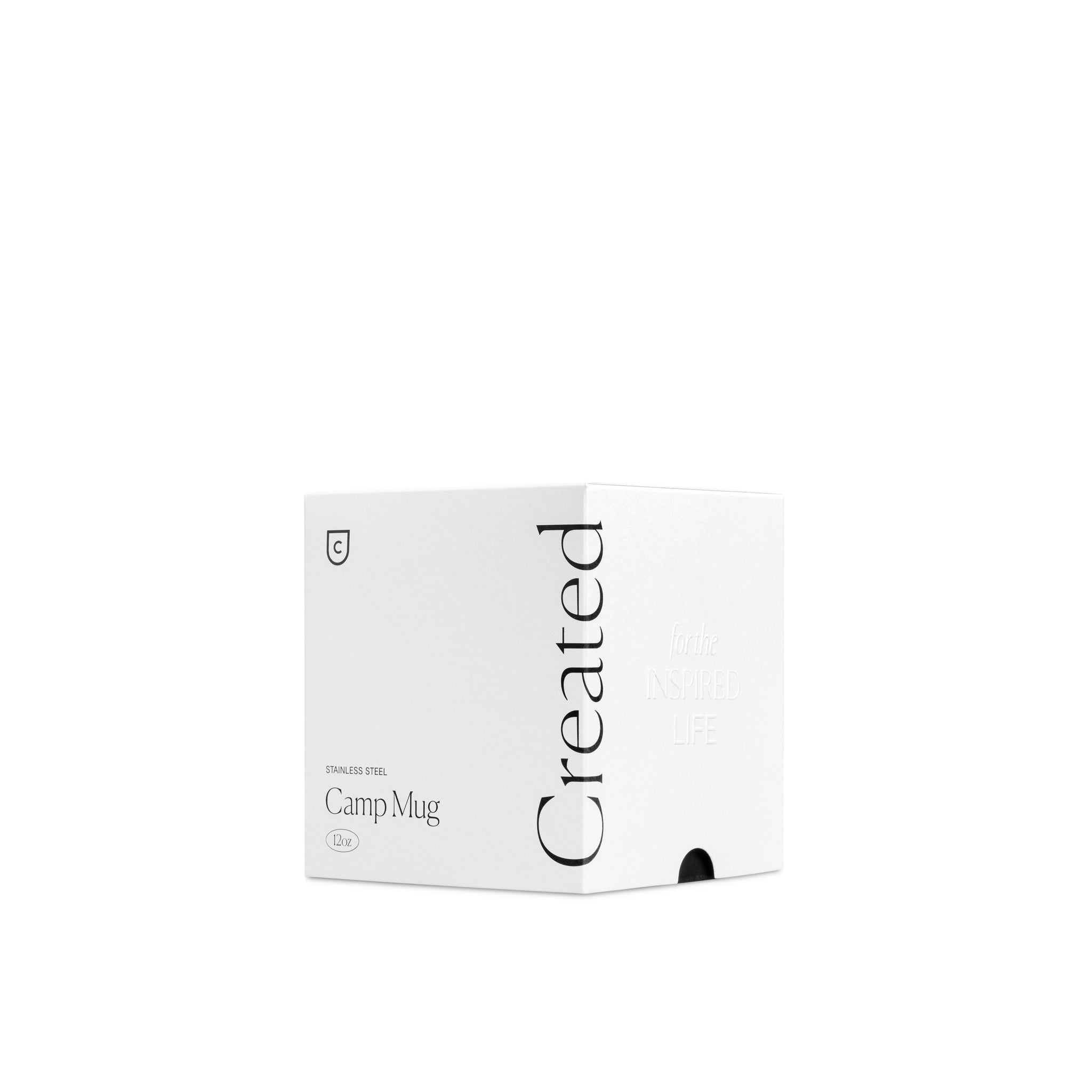 Tasse de camping 12 oz - Noir