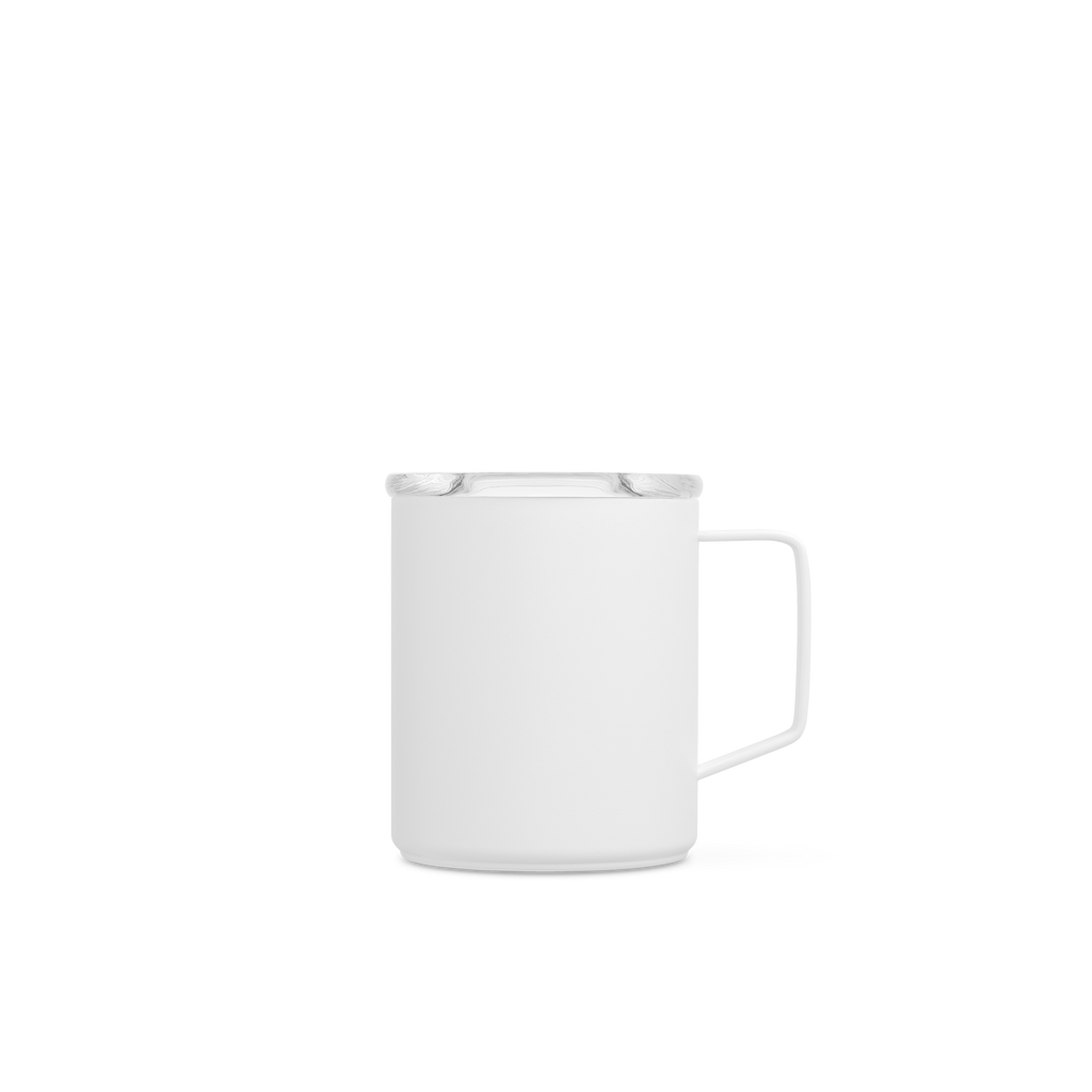 Tasse de camping 12 oz - Blanche