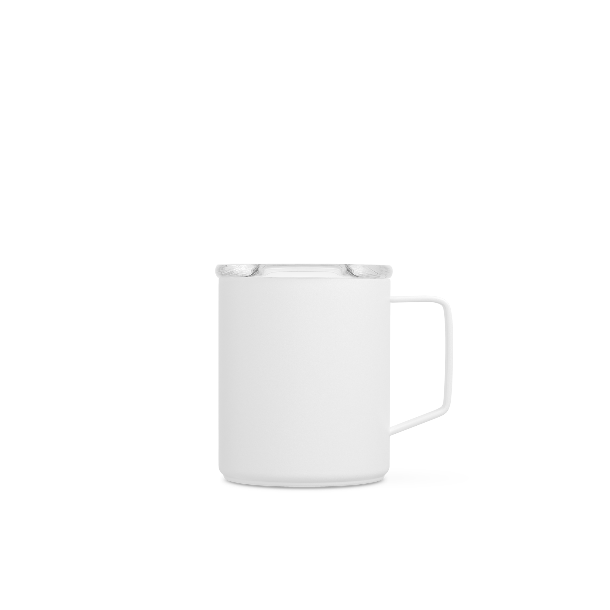 Tasse de camping 12 oz - Blanche