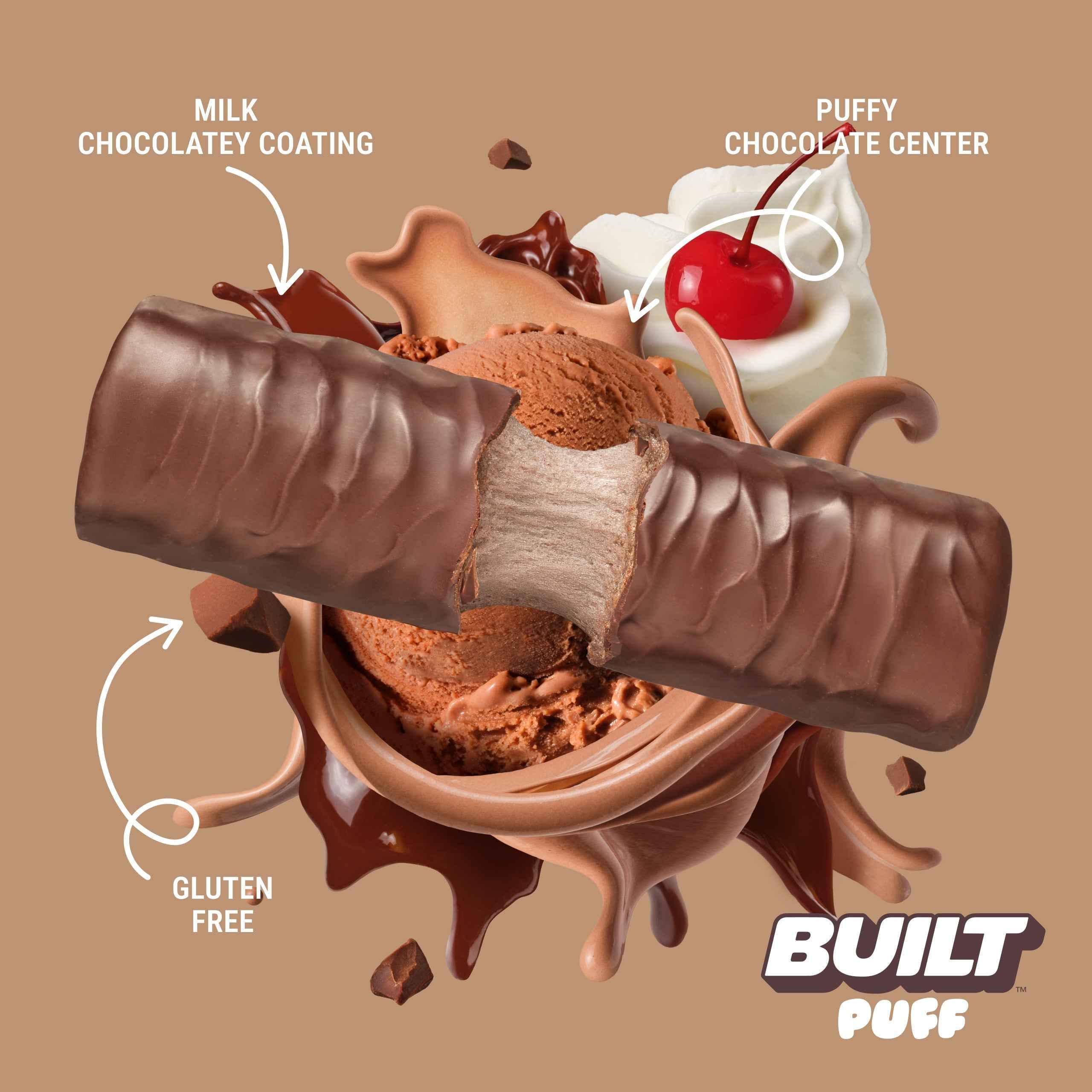 Chocolate Milkshake Puff - Lolomo!