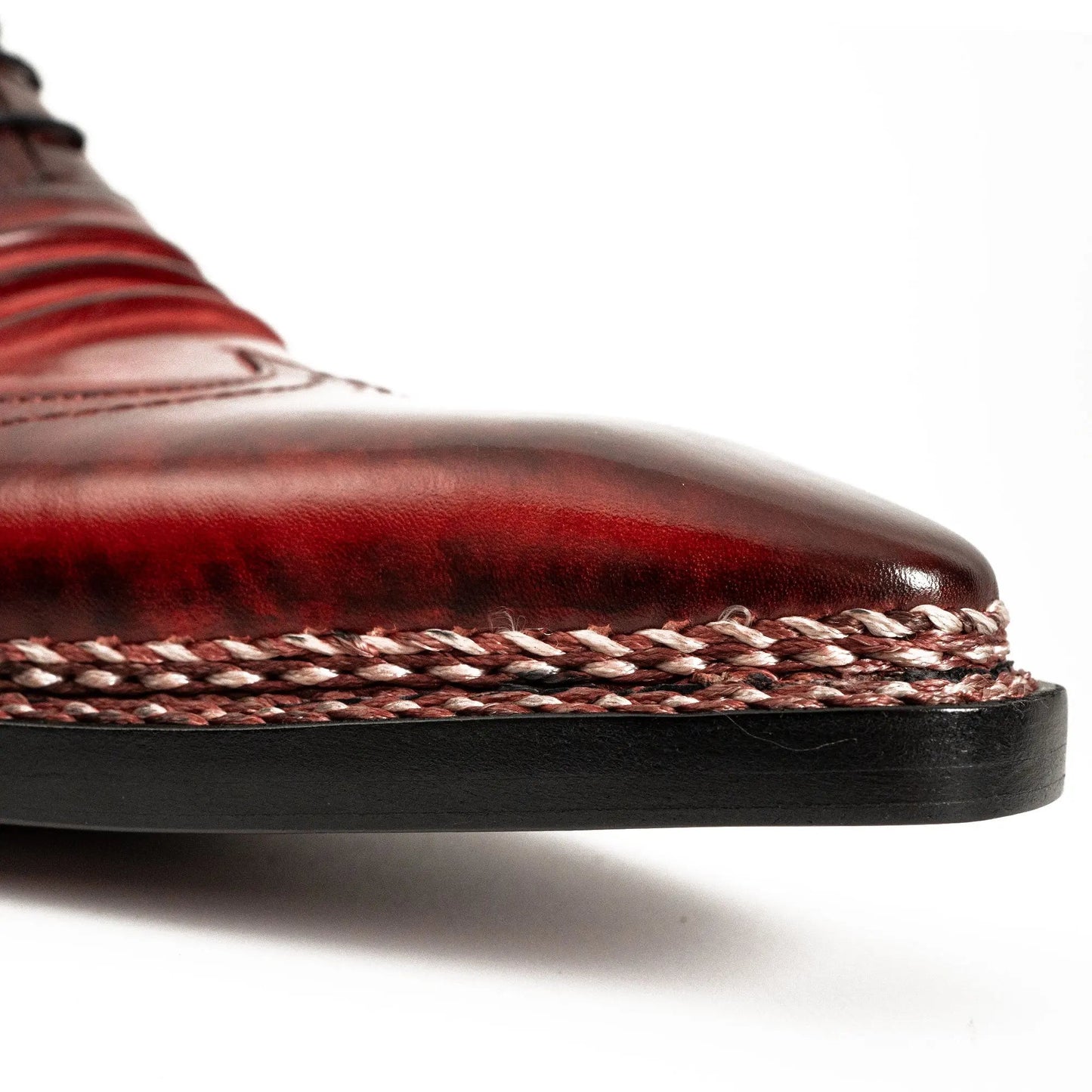 Crimson Norwegian Stitch Oxford