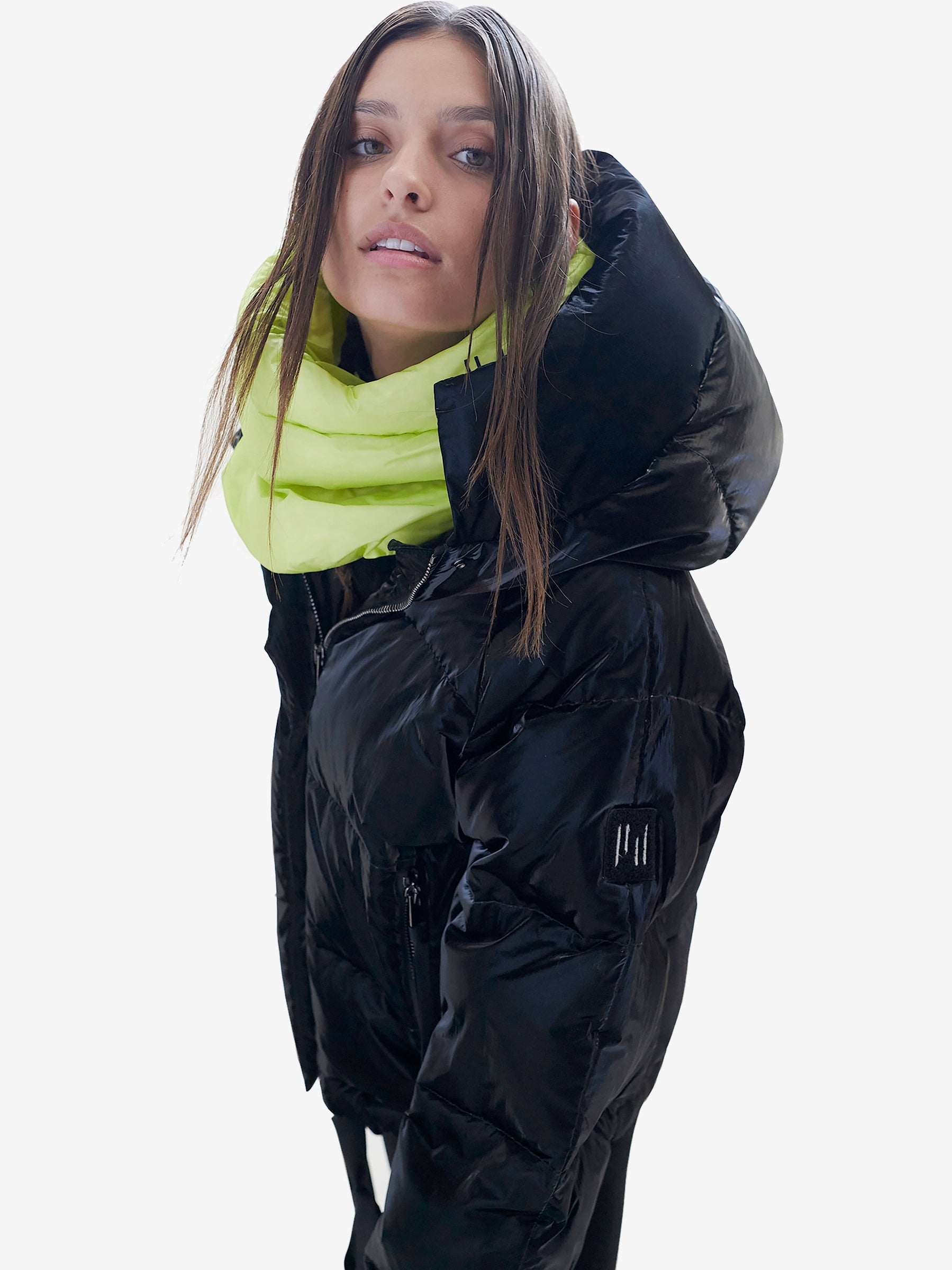 SHORT DOWN PUFFER - Black