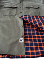 Lined Yukon Flannel Shirt Jacket, Olive