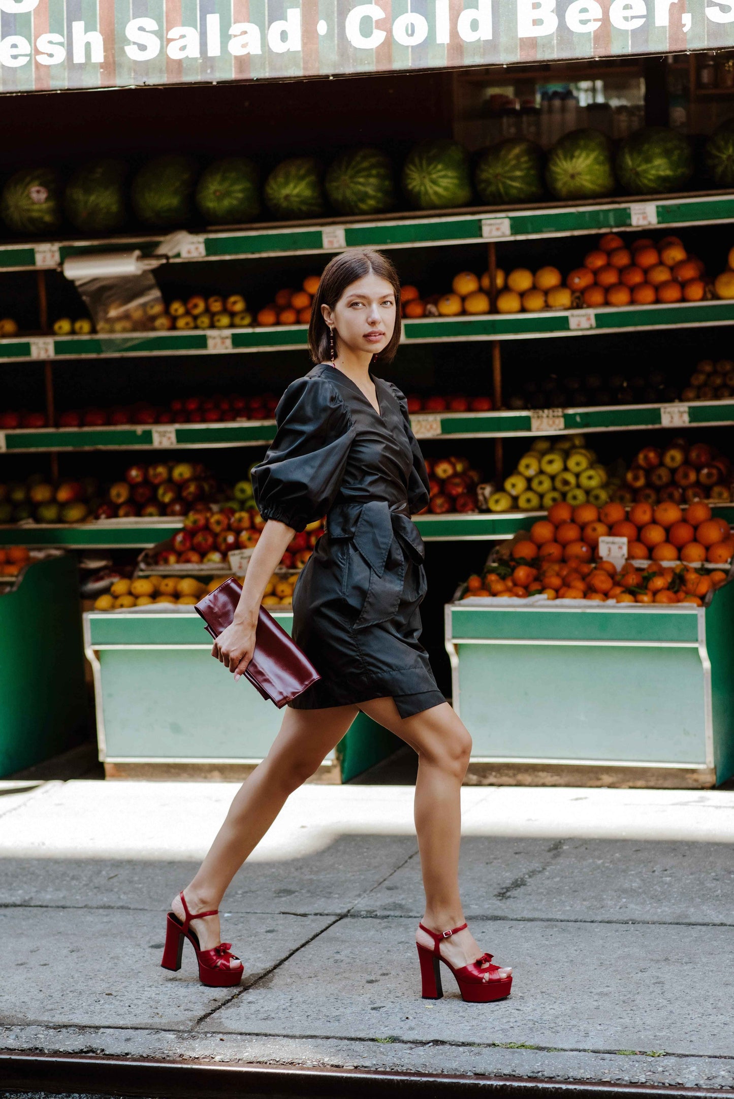 Black Lusso Wrap Dress – Elegant Women’s Wrap Dress