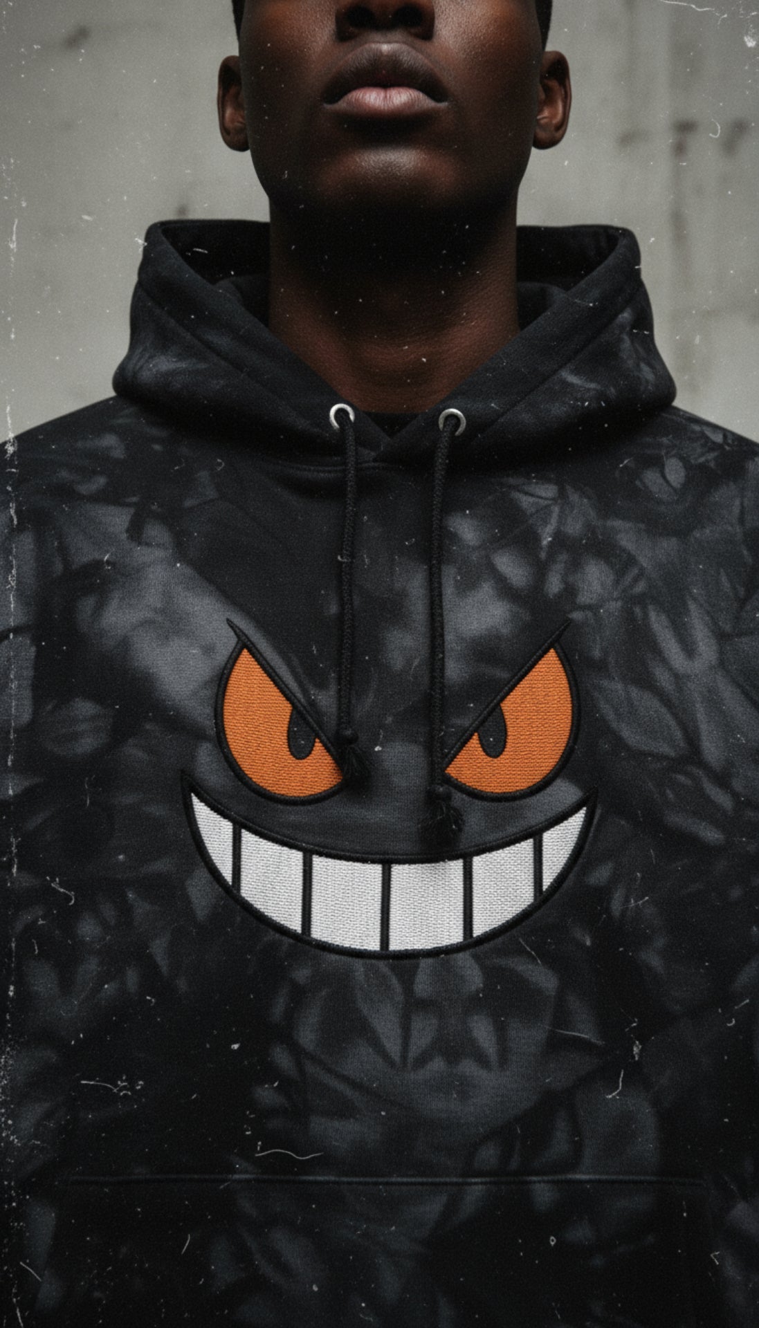 Sudadera con capucha tie-dye Demon Inside