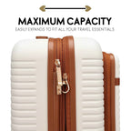 Leisure Escape Expandable 3 Piece Luggage Set