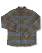 Field Grand Flannel, Caper Green