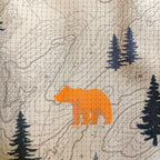 Langley Performance Button Up Shirt - Khaki/Bear - Lolomo!