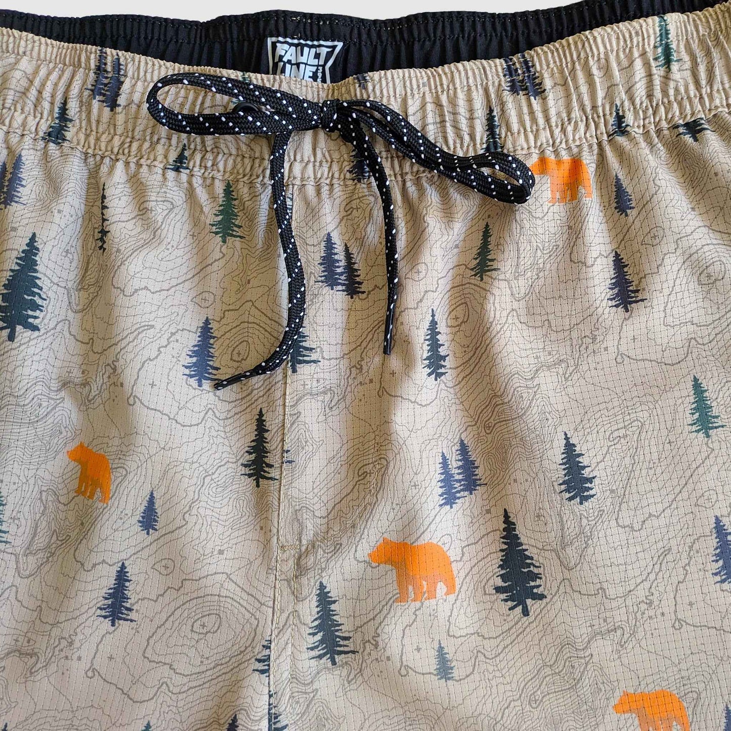 Langley Performance Stretch Short - Khaki/Bear