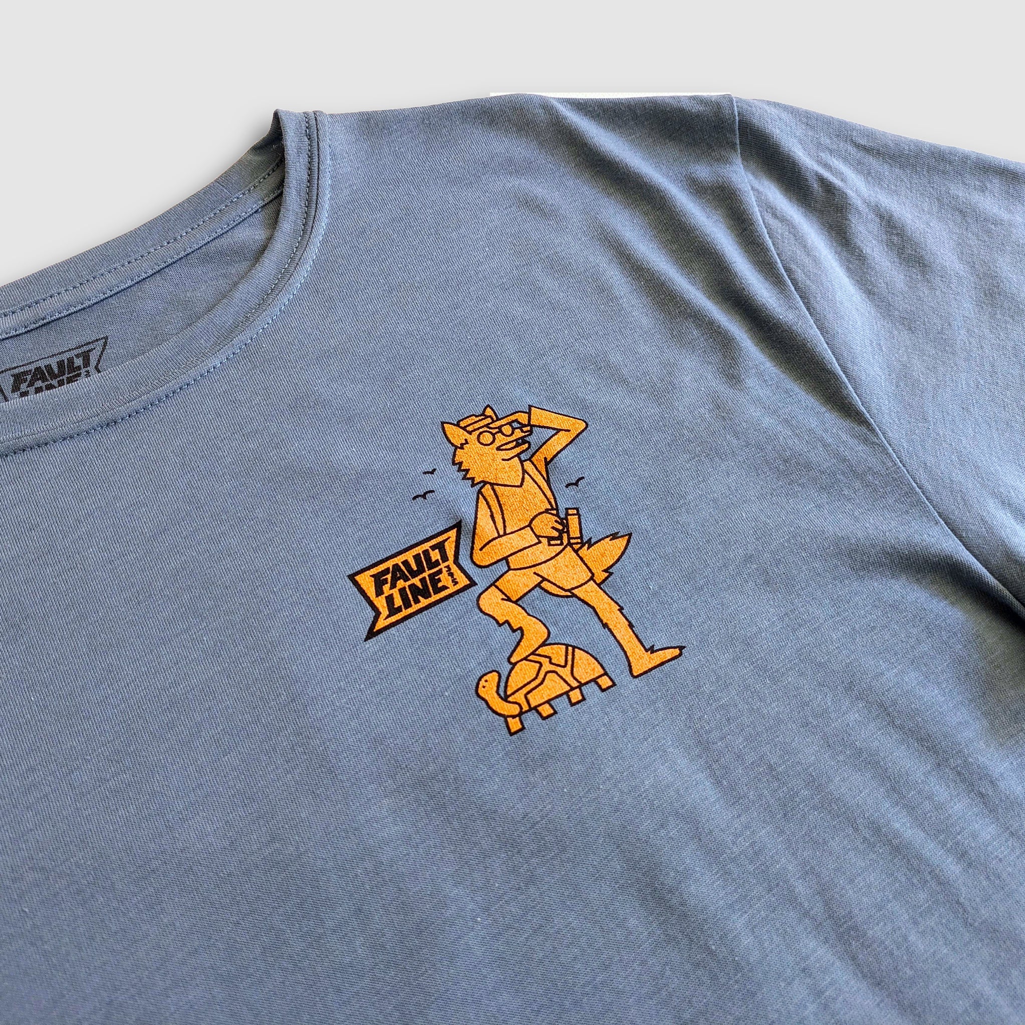 Wild Friends Sustainable Tee - Blue Grey - Lolomo!