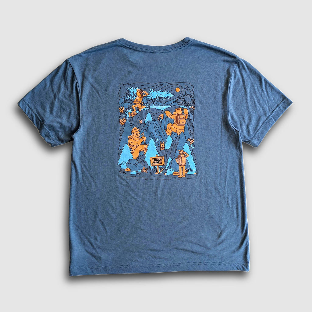 Wild Friends Sustainable Tee - Blue Grey - Lolomo!