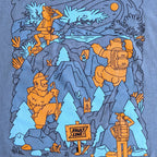 Wild Friends Sustainable Tee - Blue Grey - Lolomo!