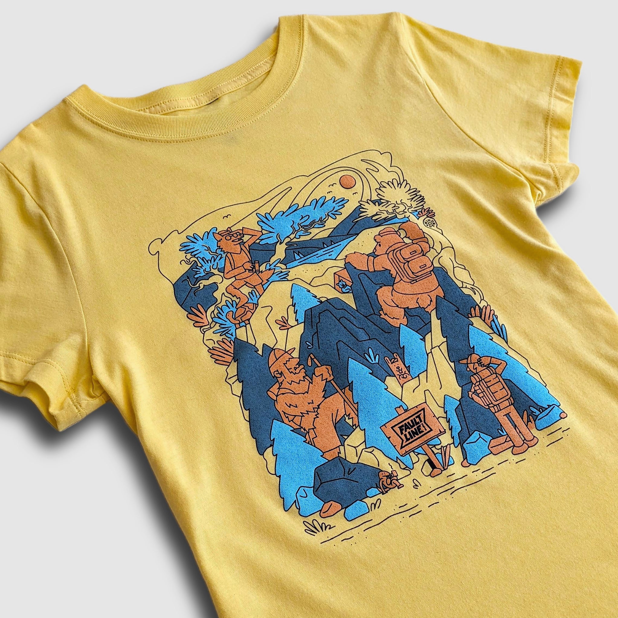 Women's Wild Friends Tee - Lemon - Lolomo!