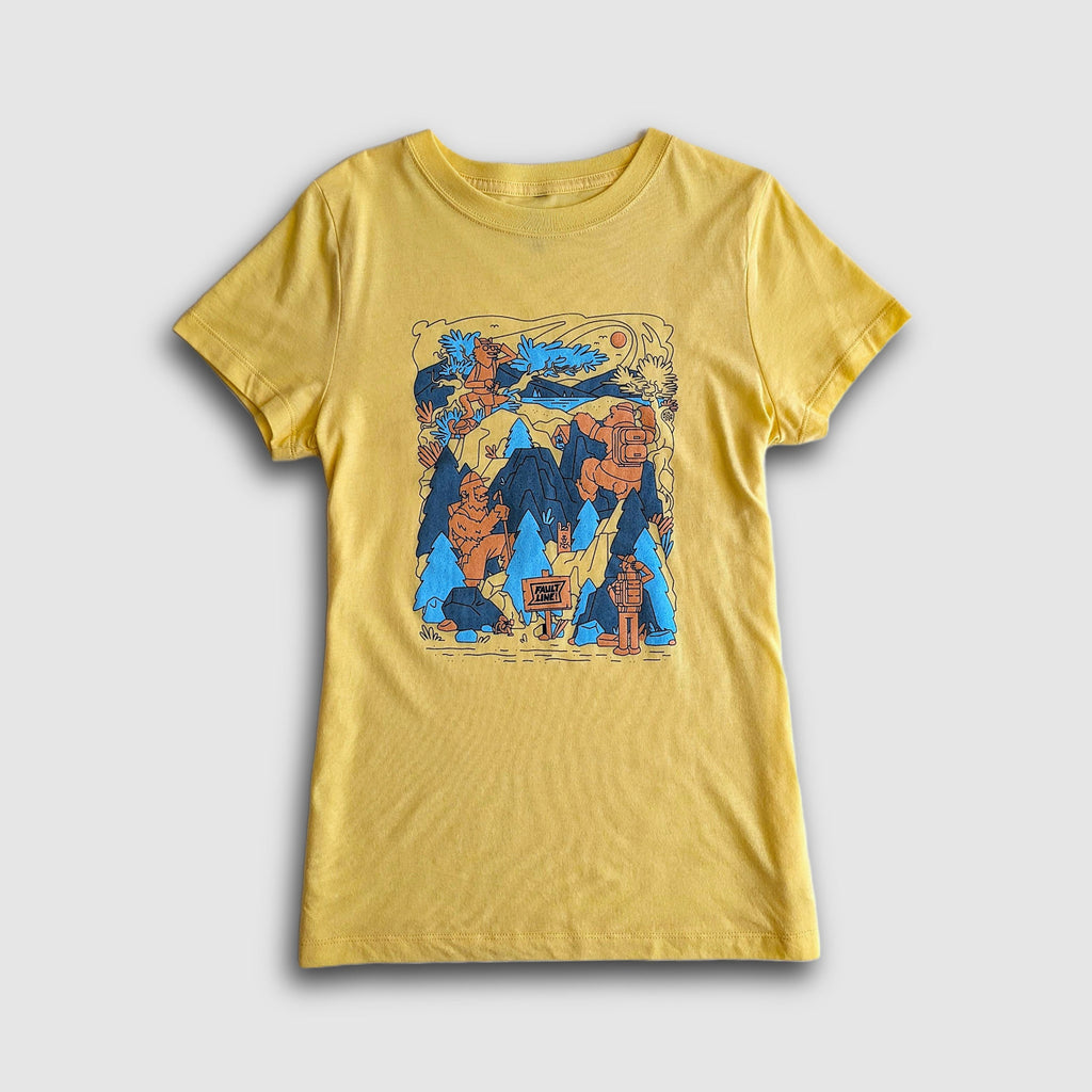 Women's Wild Friends Tee - Lemon - Lolomo!