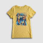 Women's Wild Friends Tee - Lemon - Lolomo!