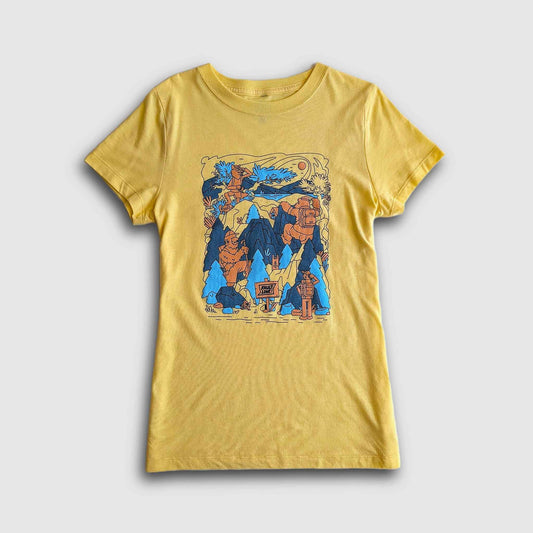 Women's Wild Friends Tee - Lemon
