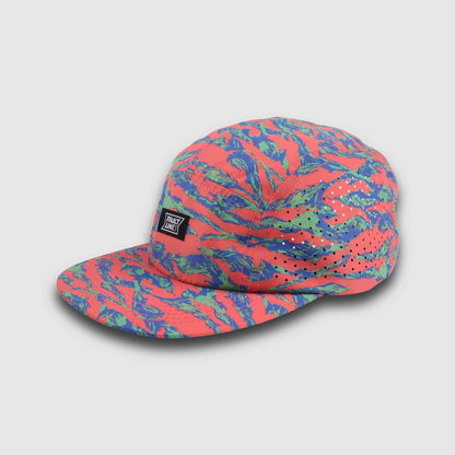 Bridgeport 5-Panel Camper Hat - Pink Tiger Camo