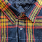 Juniper Insulated Flannel Shacket - Black/Red/Yellow - Lolomo!