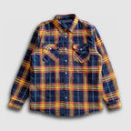 Juniper Insulated Flannel Shacket - Black/Red/Yellow - Lolomo!