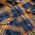 Juniper Insulated Flannel Shacket - Black/Red/Yellow - Lolomo!