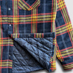 Juniper Insulated Flannel Shacket - Black/Red/Yellow - Lolomo!