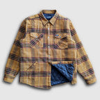 Juniper Insulated Flannel Shacket - Dijon/Maroon