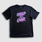 Shred the Gnar Sustainable Tee - Black - Lolomo!
