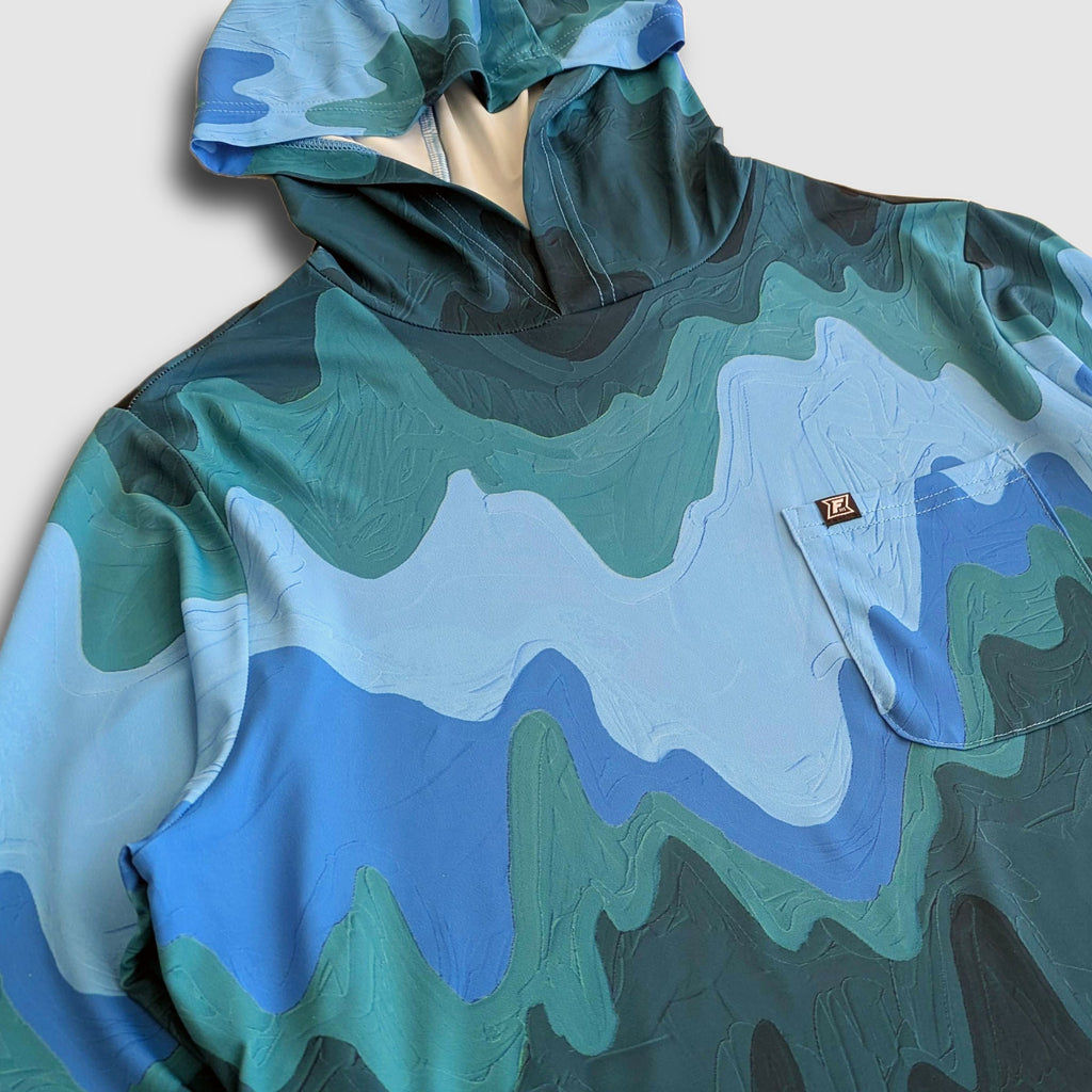Women's Carson Sun Hoodie - Mountain Waves - Lolomo!
